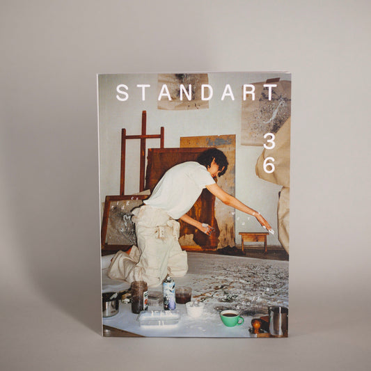 A clean close-up product picture of the Standart specialty coffee magazine.